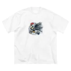 Sergeant-CluckのFirst Airborne Corps：第一空挺部隊 ビッグシルエットTシャツ