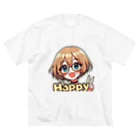 Kusareshiroの金髪ショートカット眼鏡美少女ちゃん Big T-Shirt