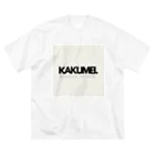 KAKUMEI.のKAKUMEIのロゴ ビッグシルエットTシャツ