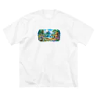 felicita のSummer landscape ビッグシルエットTシャツ