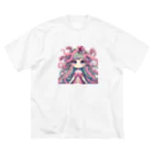 WakuWakustoreのメデューサ少女 Big T-Shirt