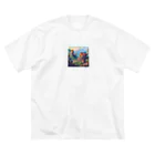 Pixel Art Goodsのメテオラ（pixel art） ビッグシルエットTシャツ