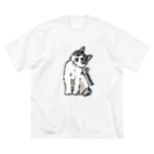 みきぞーん｜保護猫 ミッキー画伯と肉球とおともだちのflamme ビッグシルエットTシャツ