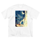 AQUAMETAVERSEの静寂の中の鳥　なでしこ1478 Big T-Shirt