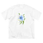 nasio040921のフラワー ビッグシルエットTシャツ