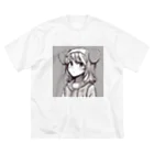 Mahaloのパーカーの女の子 ビッグシルエットTシャツ