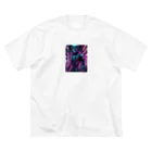 Skeletonの超クールな骸骨のサイバーパンクアート！ Big T-Shirt