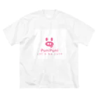 PuniPuniのPukuPukuのロゴグッズ ビッグシルエットTシャツ