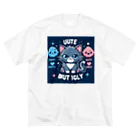 ブサカワアニマルのブサカワアニマル『ニャギ』 Big T-Shirt