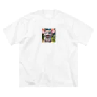 Fujimishokaiのこのチャーミングなネズミがあなたの心を癒します。 Big T-Shirt