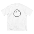 ひよこのもり工房の【復刻】シンプルひよこさん（2013）こげ茶 ビッグシルエットTシャツ