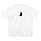 studio eizoの黒猫の思い (=^・^=) ビッグシルエットTシャツ