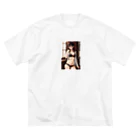 inoken_のカワイイ下着女子 ビッグシルエットTシャツ