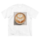 johnny15の贅沢な一杯のラテアート ビッグシルエットTシャツ