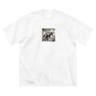 konyuの白黒恐竜 Big T-Shirt