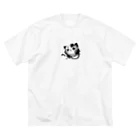 JBの水墨猫 ビッグシルエットTシャツ