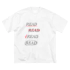 momokei&UのREAD READ READ READ ビッグシルエットTシャツ