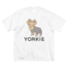 YORKIE DAISUKI～ヨーキーグッズ～のヨーキー ビッグシルエットTシャツ