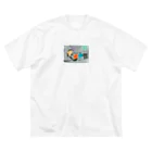 ヨフネ家のかんこく ビッグシルエットTシャツ