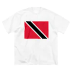 お絵かき屋さんのトリニダード・トバゴの国旗 ビッグシルエットTシャツ