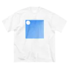 久保山のSAMPLE（BLUE) ビッグシルエットTシャツ