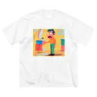 JINPACHIの優雅な男 Big T-Shirt