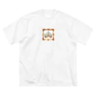 michanのティアラとはな2 ビッグシルエットTシャツ