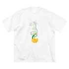 ときどき。よりみち日和。の大空を夢見る子龍 ビッグシルエットTシャツ