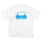 中華呪術堂（チャイナマジックホール）の【BLUE】紅梅酒店 Big T-Shirt