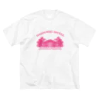 中華呪術堂（チャイナマジックホール）の【PINK】紅梅酒店  Big T-Shirt