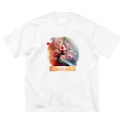 gates_of_heavenのSAKURA ビッグシルエットTシャツ