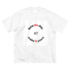 norimitu-の文字　2 ビッグシルエットTシャツ