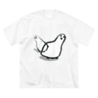 豊松りくの踊り尽くすぜ！鳥 ビッグシルエットTシャツ