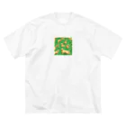 kinnirono-inuのドット絵　たくさんのゴールデンレトリバー２ Big T-Shirt