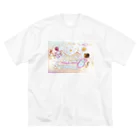 okono_eのクラゲにビックリ by 5-year-old ビッグシルエットTシャツ