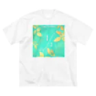 evening-fiveのHALF SUMMER 008 ビッグシルエットTシャツ