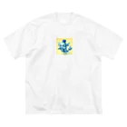 絵心なしショップのペットル ビッグシルエットTシャツ