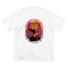 Donky Goriのメガネのおねえさん ビッグシルエットTシャツ