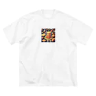 ageha-0238のピクセル食材 Big T-Shirt