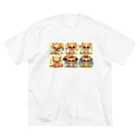 kutachanelのロングコートチワワのアニメ Big T-Shirt