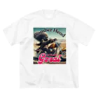 Donky Goriのボンバーヘッド1 ビッグシルエットTシャツ