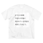 ヲシラリカの今日の宿題 ビッグシルエットTシャツ