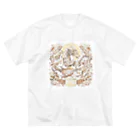 Prosperous Peony 6のPP6　ドラゴンバンドデザイン Big T-Shirt