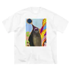 NIL の鳥　 ビッグシルエットTシャツ