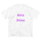 あい・まい・みぃのGirls Shine-女性が輝くことを表す言葉 ビッグシルエットTシャツ