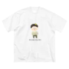 kojiriku SHOPのおふろはいりたくない ビッグシルエットTシャツ