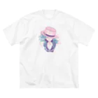 RobinofficialイラストショップのRobin 1st シングルリリース記念 Miamiシリーズ ビッグシルエットTシャツ