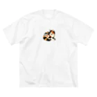 eveeveの浮世絵の三毛猫 Big T-Shirt