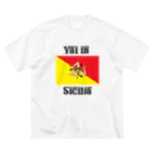 Tee Horizonの【旅行シリーズ】Val in Sicilia （シチリアへ行け） ビッグシルエットTシャツ