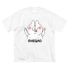 kawabe-konのAHEGAO ビッグシルエットTシャツ